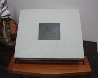 Pat & Rosemarie Keough "Antarctica" book with box & stand, signed limited edition