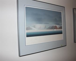 Elizabeth Scott diptych "Alaska Sky"