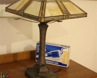 Pair Arts & Crafts style lamps