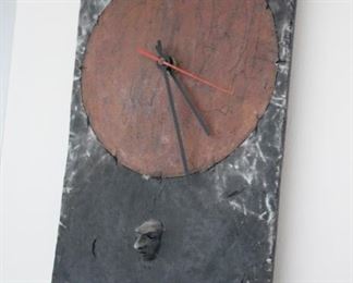 Pottery clock