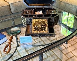 * Antique Asian Sewing Box