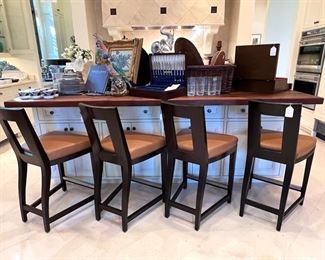 * David Gilbert Vanguard Contemporary Barstools (4)