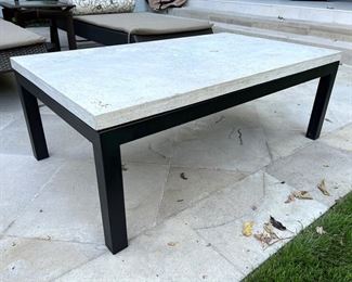 * Custom Metal Tile Artwork
* Brown Jordan Chaise Lounges&nbsp;
* Brown Jordan Square Sidetable
* Brown Jordan Umbrella with Stand
* Brown Jordan Lounge Chairs
* Brown Jordan Coffee Table (Parkway) (36”Di