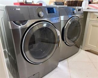 * Samsung VRT Steam Washer and Dryer in Graphite Grey
* Assorted Linens and Textiles.