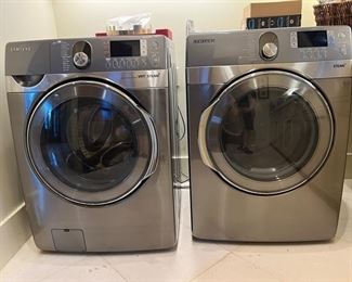 * Samsung VRT Steam Washer and Dryer in Graphite Grey
* Assorted Linens and Textiles.