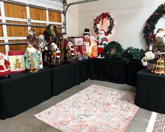 * Kenmore Refrigerator&nbsp;
* Reese Automobile Hitch Receiver Mounted 4 count Bicycle Carrier/Transporter
* Christmas Wreaths and Staircase Garland..
* Studio Nova Christmas Cookie Jar&nbsp;
* Department 56 Krinkles Kottages Cookie Jar
* Mr. Christmas County Fair Carousel
* Signed Diana Lemmon ‘Hiram’ Santa Klaus circa ‘92
* Fitz and Floyd Reindeers
* Christopher Radko Snow Globes
* Vintage Halloween and Christmas Plastic Yard Blow-Molds
* Travertine Topped Outdoor Coffee Table
* Rustic Stone Tile Top Endtable
* Faux Grass Astroturf/Synthetic Grass Area Rug
* Bookcases- White or Maple colored
* IKEA Malm Dresser in white