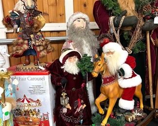 * Kenmore Refrigerator&nbsp;
* Reese Automobile Hitch Receiver Mounted 4 count Bicycle Carrier/Transporter
* Christmas Wreaths and Staircase Garland..
* Studio Nova Christmas Cookie Jar&nbsp;
* Department 56 Krinkles Kottages Cookie Jar
* Mr. Christmas County Fair Carousel
* Signed Diana Lemmon ‘Hiram’ Santa Klaus circa ‘92
* Fitz and Floyd Reindeers
* Christopher Radko Snow Globes
* Vintage Halloween and Christmas Plastic Yard Blow-Molds
* Travertine Topped Outdoor Coffee Table
* Rustic Stone Tile Top Endtable
* Faux Grass Astroturf/Synthetic Grass Area Rug
* Bookcases- White or Maple colored
* IKEA Malm Dresser in white