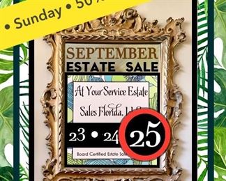 •SUNDAY 50% OFF FINAL DAY!!!•
ALSO...
Remaining items at Jewelry Counter
25% OFF- Fine Jewelry, Fine Collectibles, Maritime Clock & Designer Shoes/Purses/Clothing
AND...
50% OFF-Collectibles & Costume Jewelry