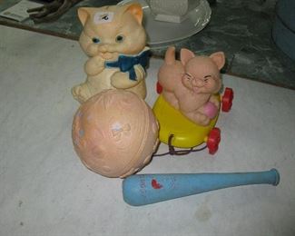 1958 Rubber Squeez toys