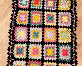 crochet blanket, crochet pillows