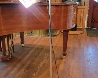 Mid Century lamp, Kock & Lowy chrome floor lamp