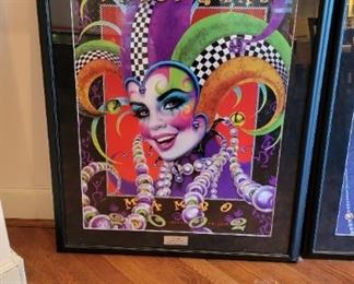 Mardi Gras prints by Andrea Mistretta