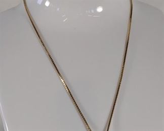 14K Gold Whitfield Jack Conch Necklace & Earrings