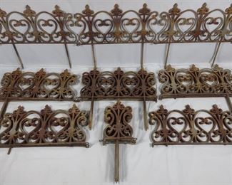 23 Victorian Wrought Iron Garden Fencing