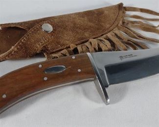 Rose Handmade Hunting Knife & Sheath