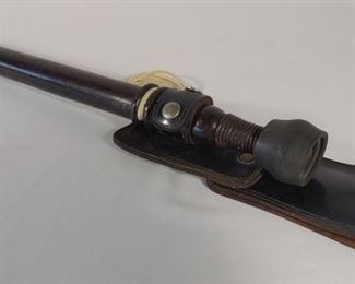 WWII Military Police Baton w/ Leather Holster