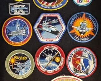12 NASA Patches