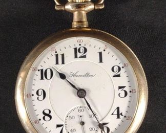 Hamilton 996 19J Pocket Watch