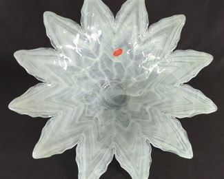 Murano Lavorazione Arte Art Glass Bowl