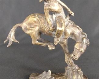 Vintage Bronze "The Outlaw" After Remington Statue