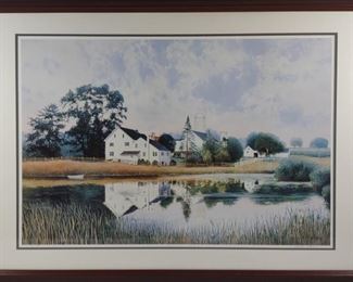 J Wayne Bystrom Signed Numbered Farm Print