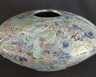 Artist Signed Glazed Art Vessel