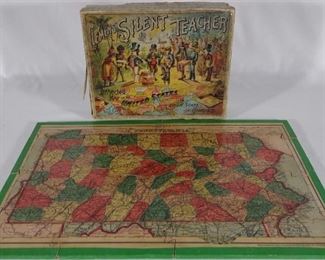 Antique Clemens Silent Teacher Wood Puzzle (Full)