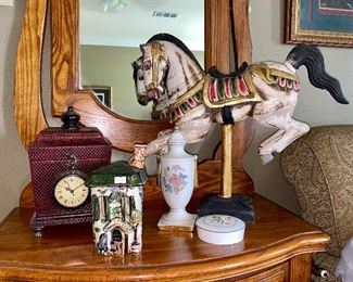 Carousel Horse & other decor