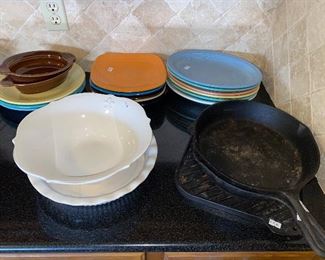Fiestaware/Cast Iron
