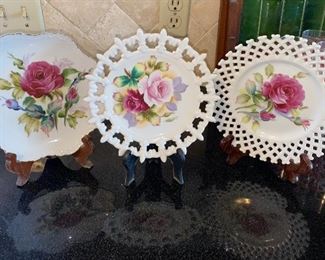Lefton Floral Plates