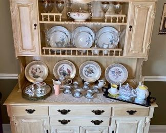 Painted China Hutch