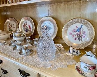 China-including Lenox Bird Plates