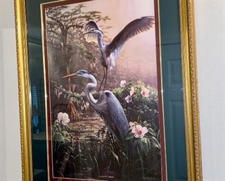 R. C. Davis-Herons 30.5"W x 40.5"H