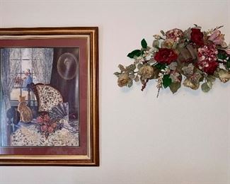 Signed Glynda Turley-Peeping Cottage Painting