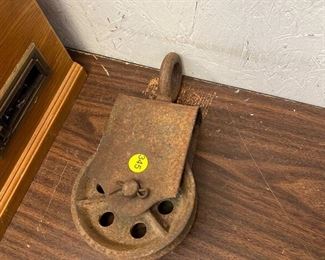 vintage pulley