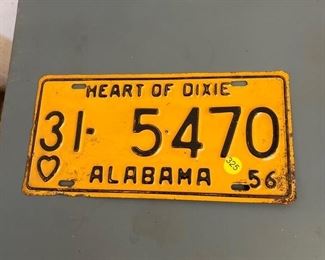 license plate tag