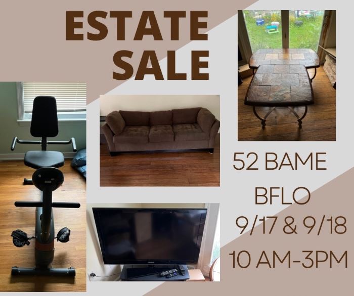 Estate Sale in Buffalo starts on 9/17/2022