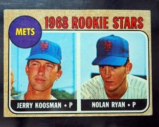 1968 Topps Rookie Stars (Nolan Ryan, HOF, Koosman, Ryan) #177