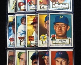 1952 Topps #18, #149, #150, #152, #153, #154, #156, #157, #158, #159, #160, #161, #162, #163, And #164, Total Qty 15