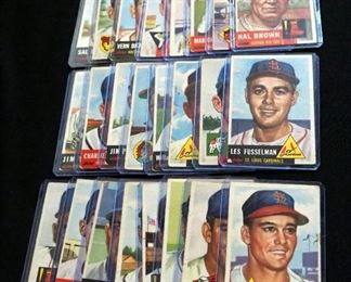 1953 Topps Lot Of 24, Includes Sal Yvars, Joe Astroth, Dizzy Trout, Bob Hofman And More, See Photos