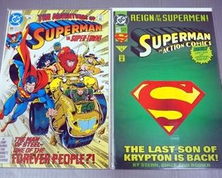 Long Box Of Comics, Includes Batman, X-O Manowar, Superman, And More