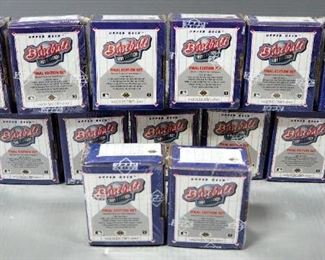 Upper Deck 1991 Edition Final Edition Set Baseball Cards And Team Holograms, 15 Packs Of 100 Cards Each, Sealed