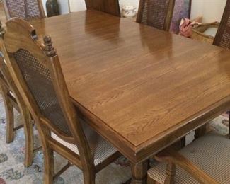 Dining Room Table and Six Chairs