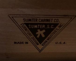 Sumter Cabinet Co Dresser 