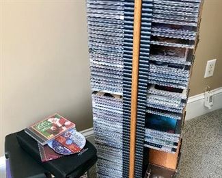 Rotating CD Storage