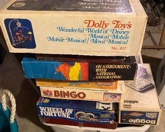Vintage large selection of games