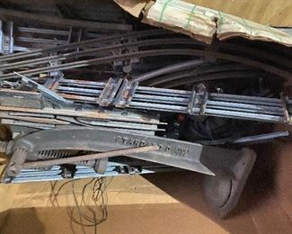 Antique train tracks