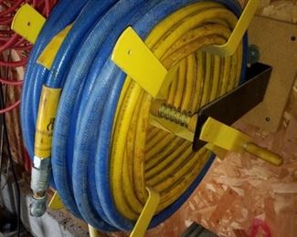 Air hose and holder