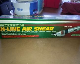 Central Pneumatic in line air shear