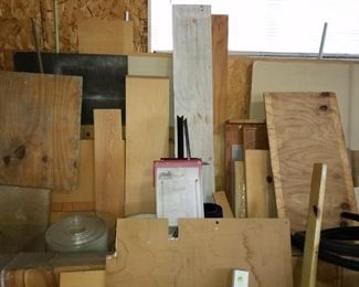 Wood and rolling wood rack